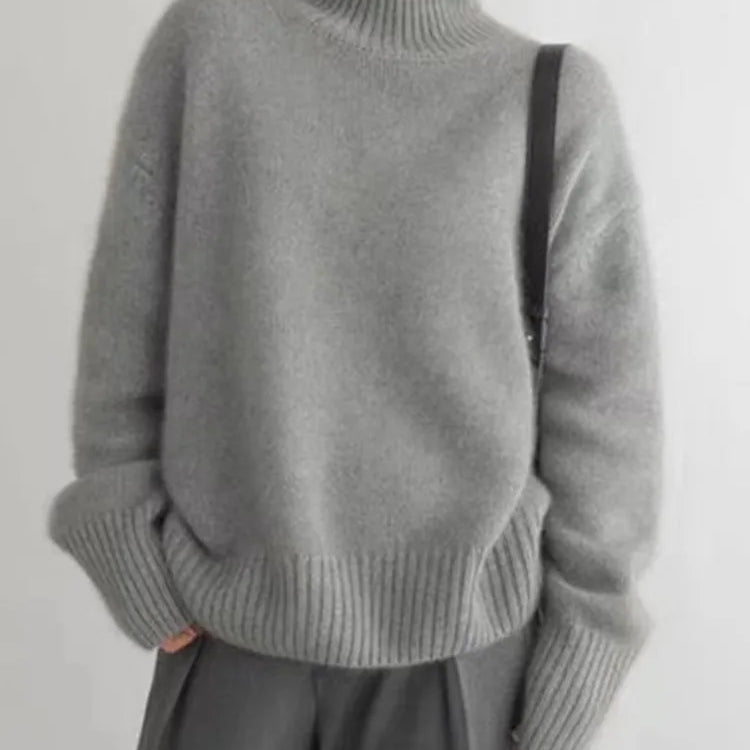 Collaria | – Elegantný sveter s vysokým golierom