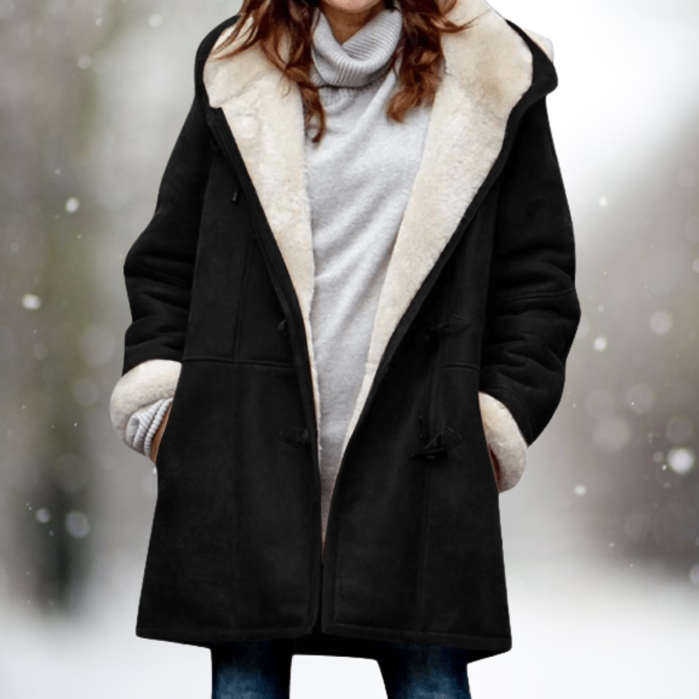 Jae | Teplý Suede Fleece Jesenný Kabát