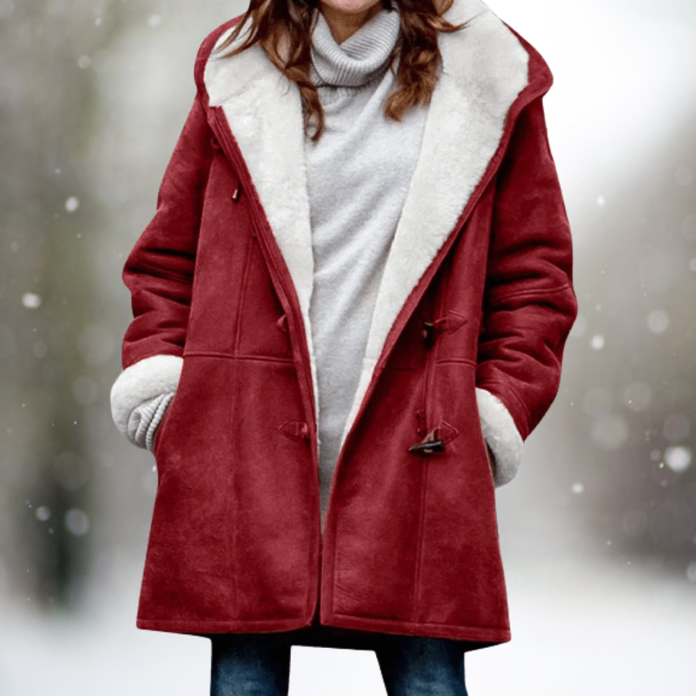 Jae | Teplý Suede Fleece Jesenný Kabát