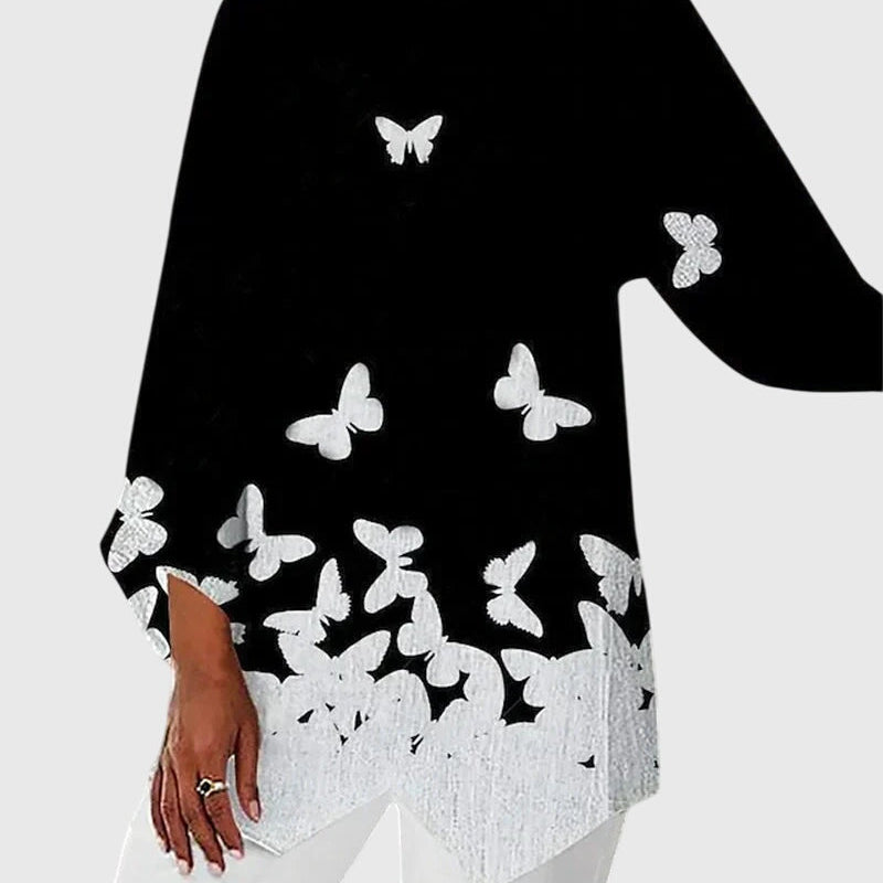 Annie | Elegantný Top s Okrúhlym Výstrihom