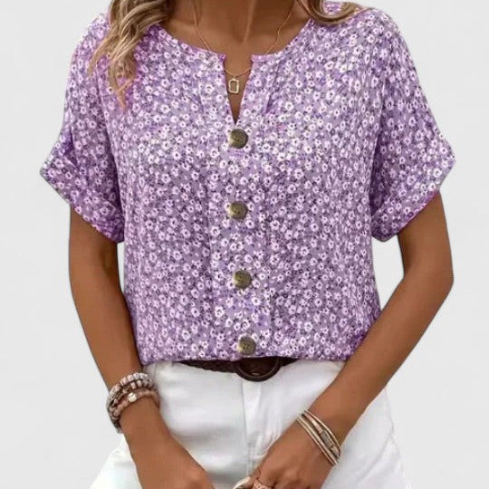 Annie | Elegantný Kvetinový Letný Top