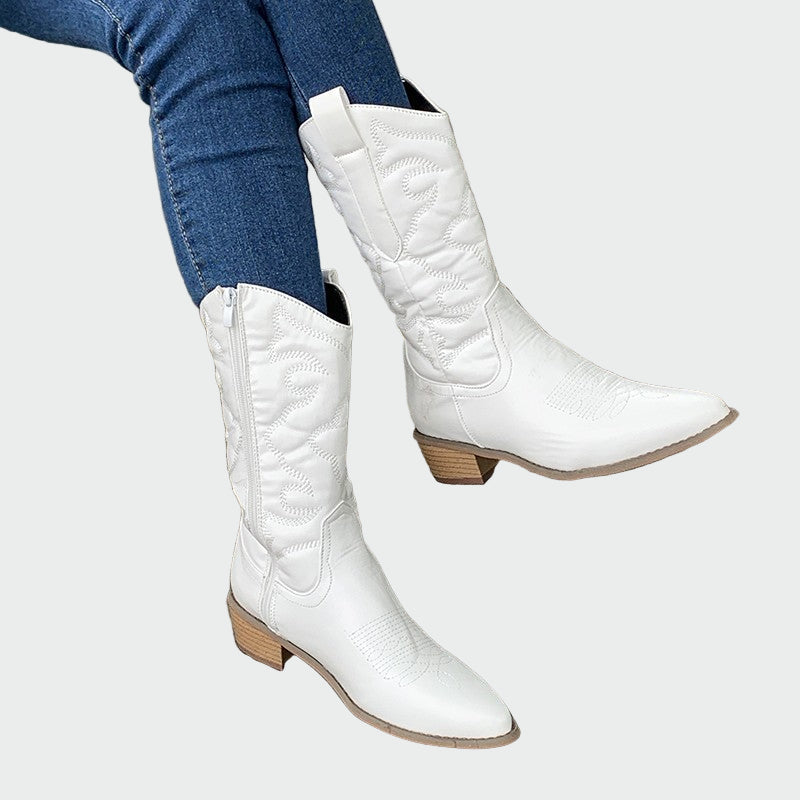 Kvetina – elegantné a pohodlné kovové cowboy topánky na každodenné nosenie